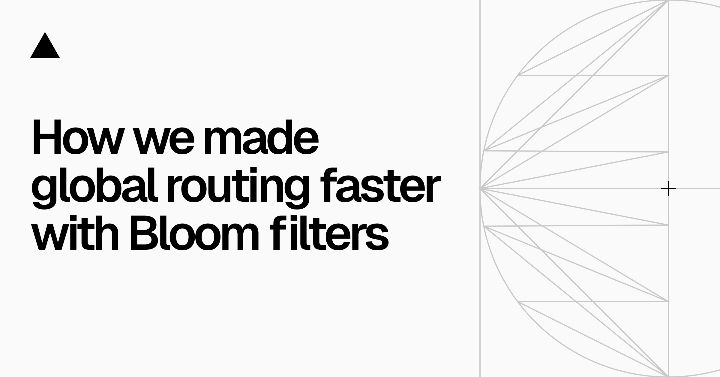 How we made global routing faster with Bloom filters