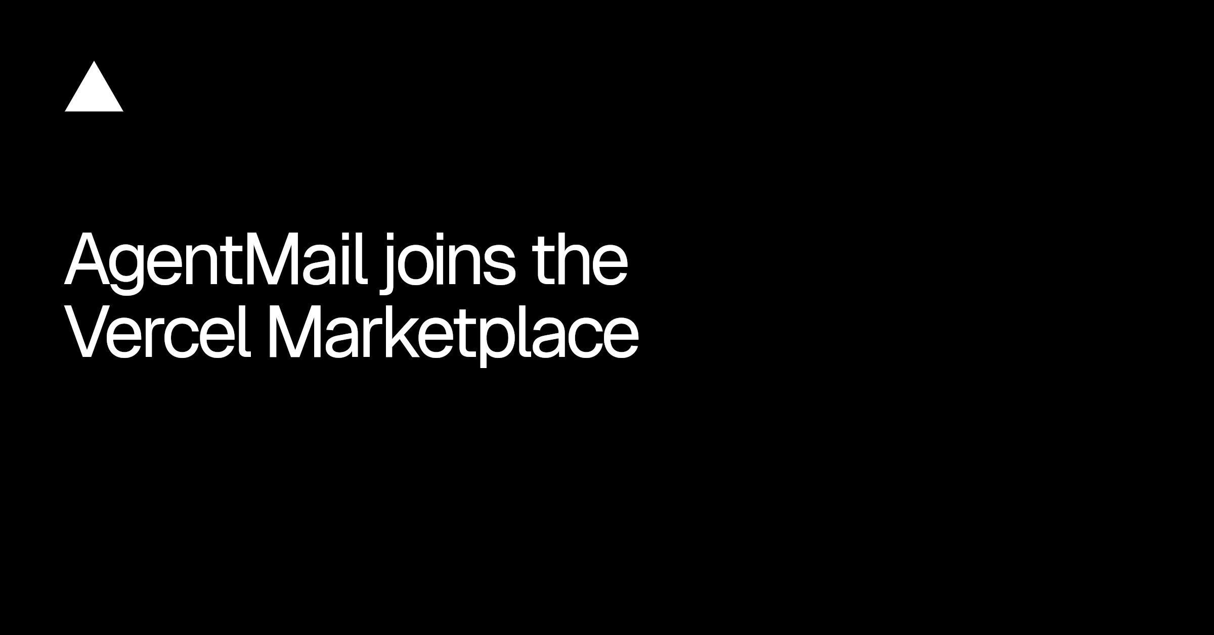 AgentMail launches on Vercel Marketplace for AI email automation
