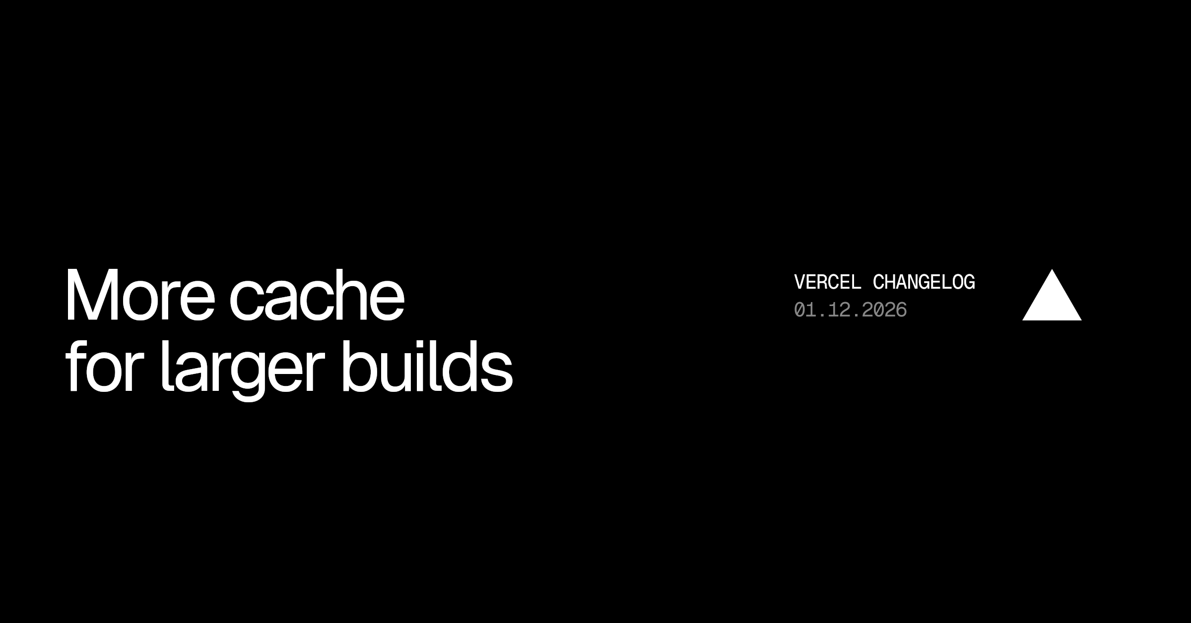 大型构建机器的构建缓存存储增加