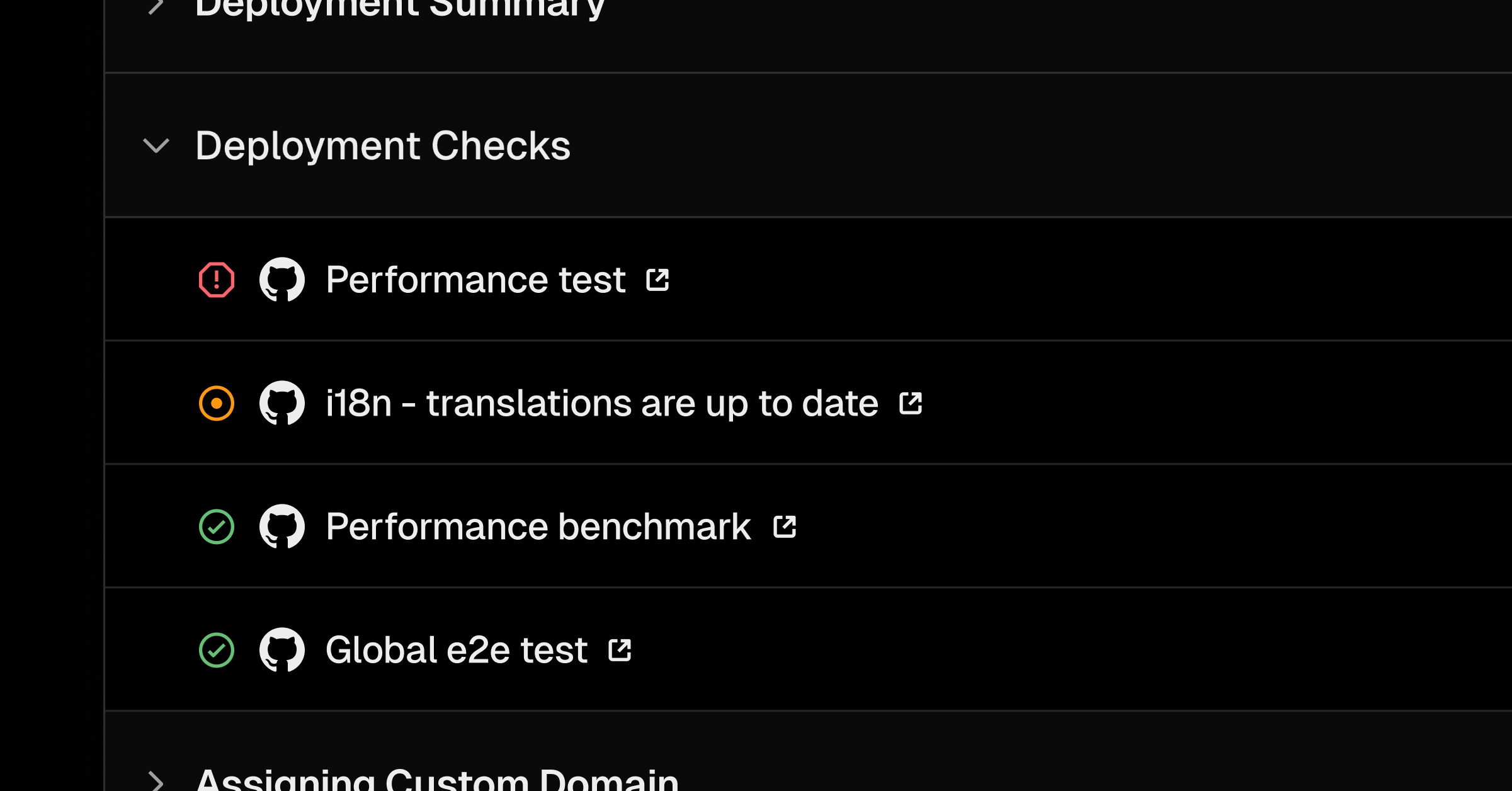 Block Vercel deployment promotions with Github Actions