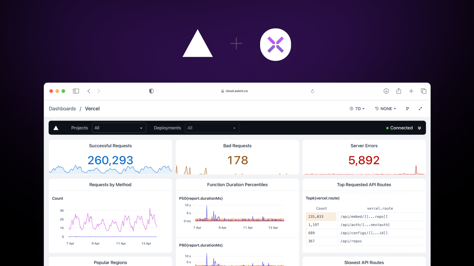 Axiom is joining the Vercel marketplace - Vercel