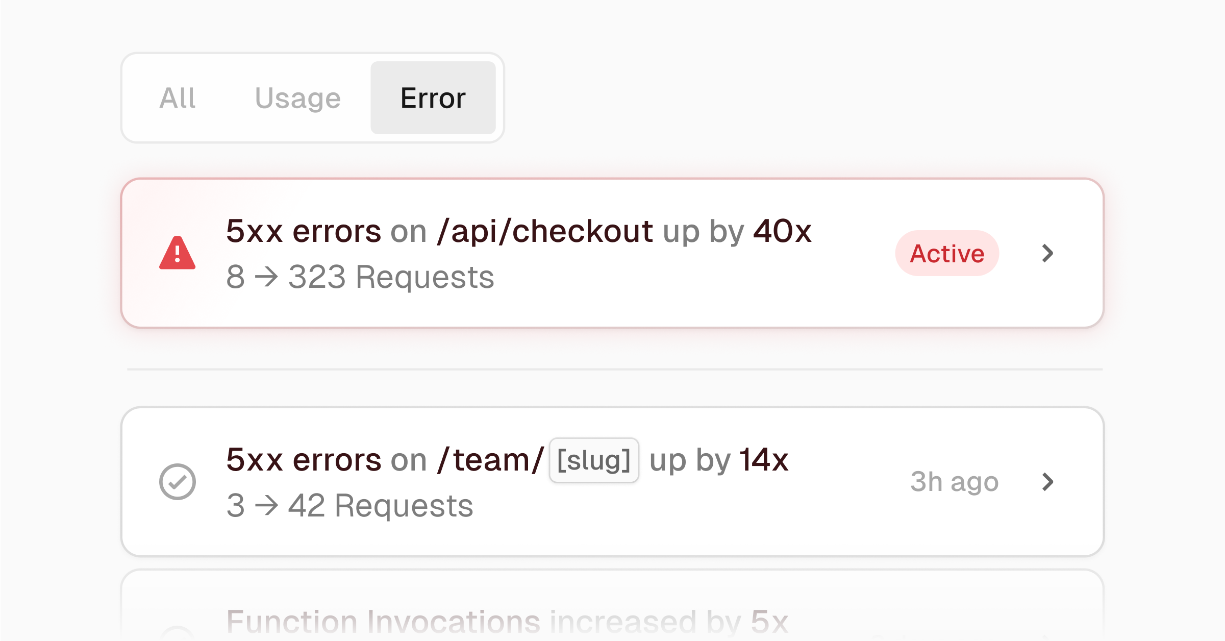 Anomaly alerts now include error spikes
