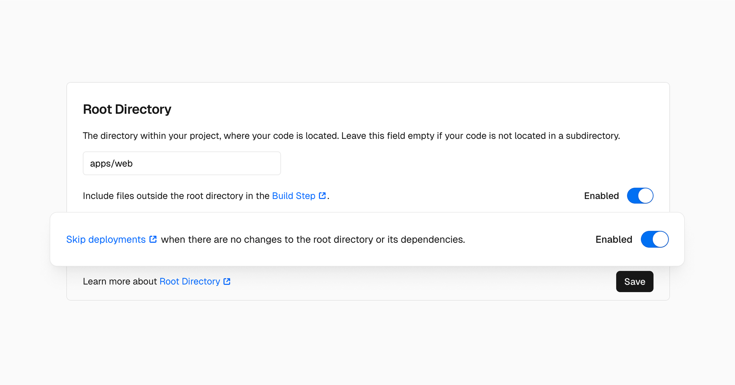 Lockfile-aware deployment skipping for monorepos