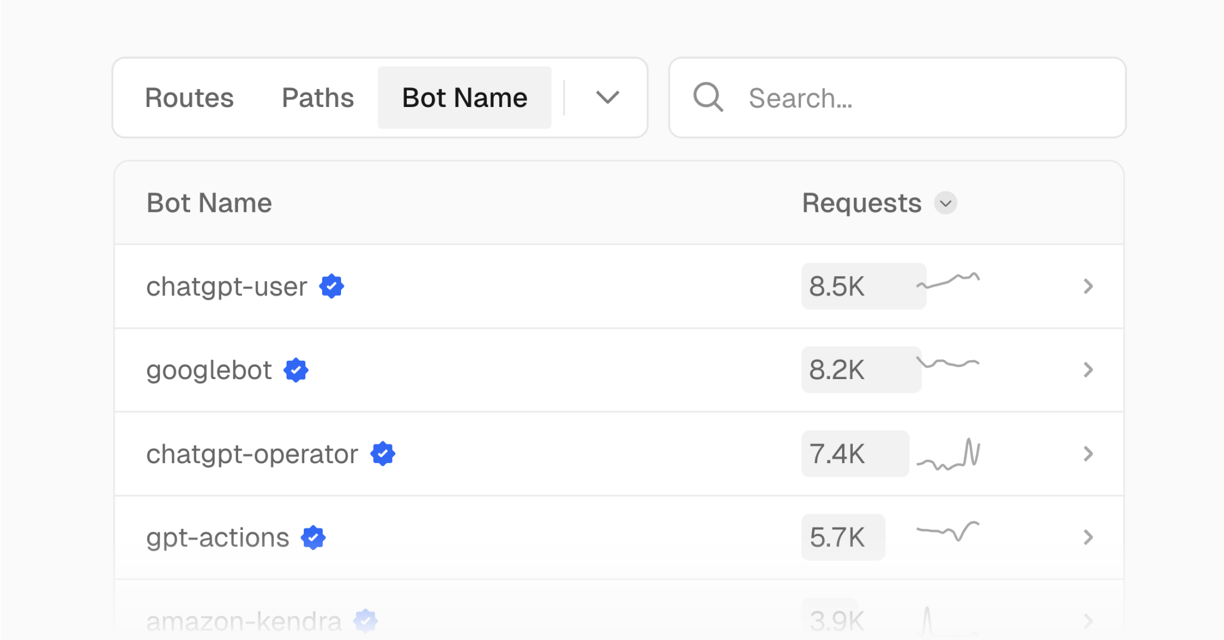 View & query bot verification data in Vercel Observability