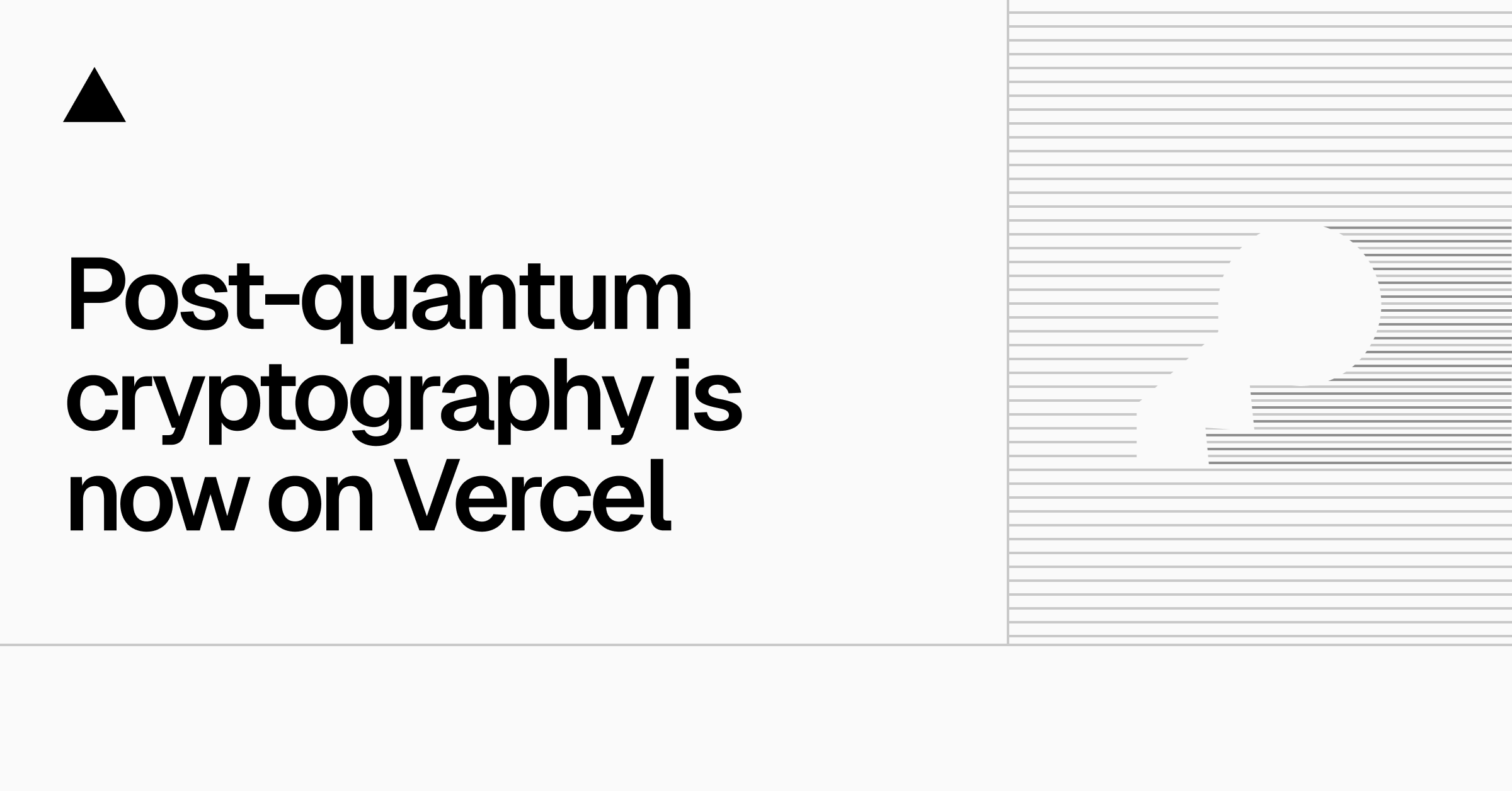 Vercel now supports post-quantum cryptography