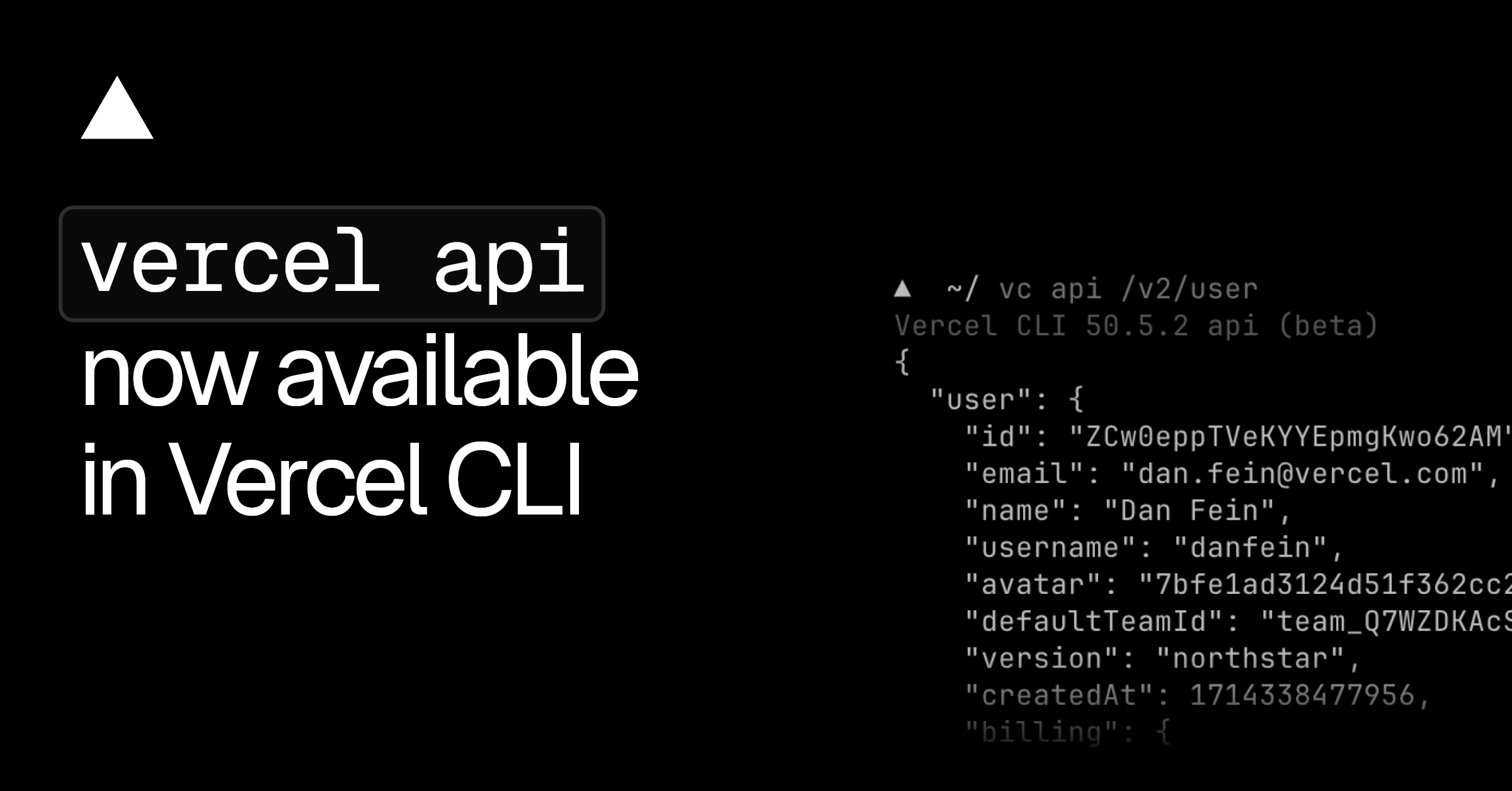 介绍 vercel API CLI 命令