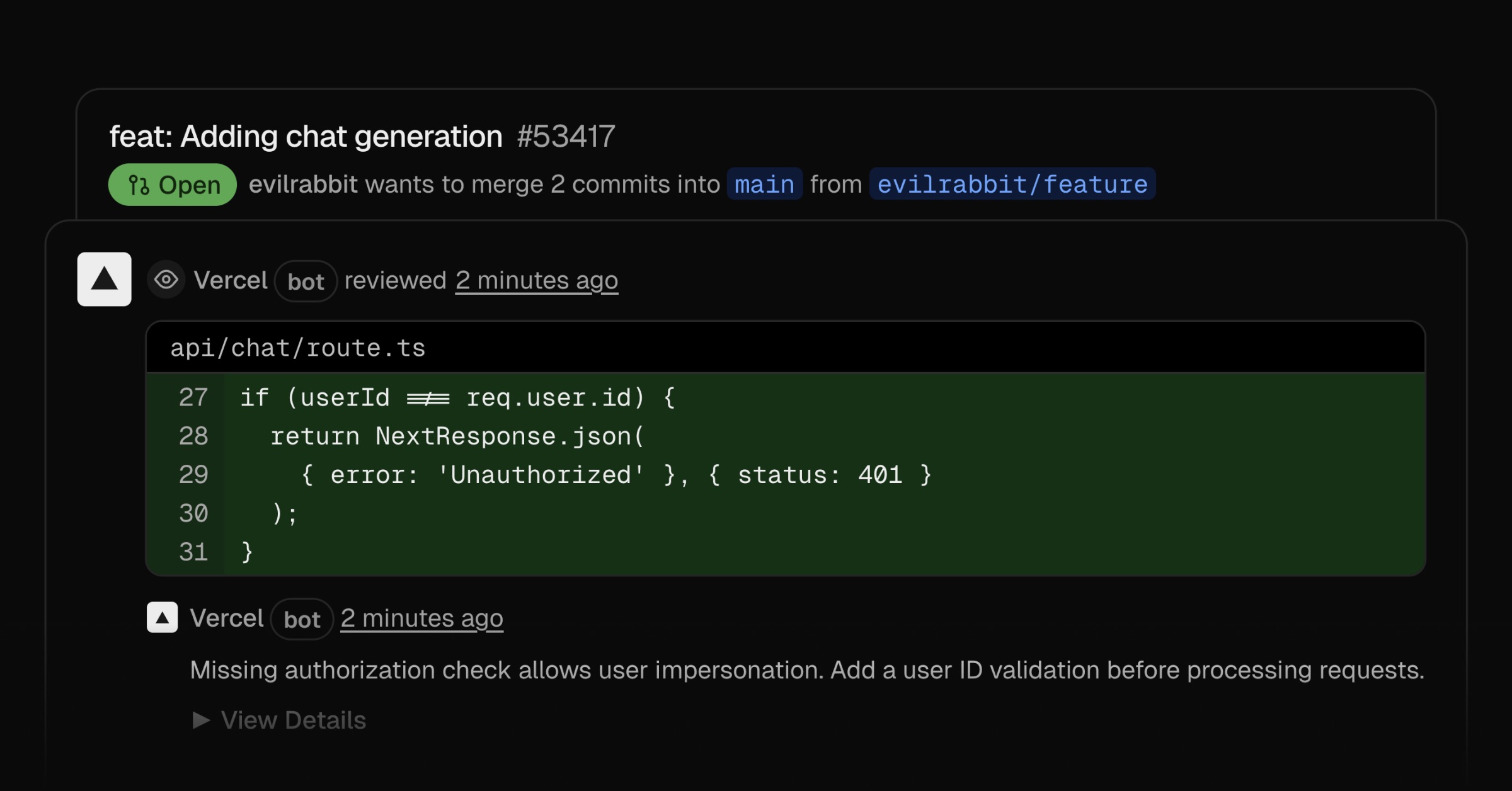 AI code reviews by Vercel Agent now in Public Beta