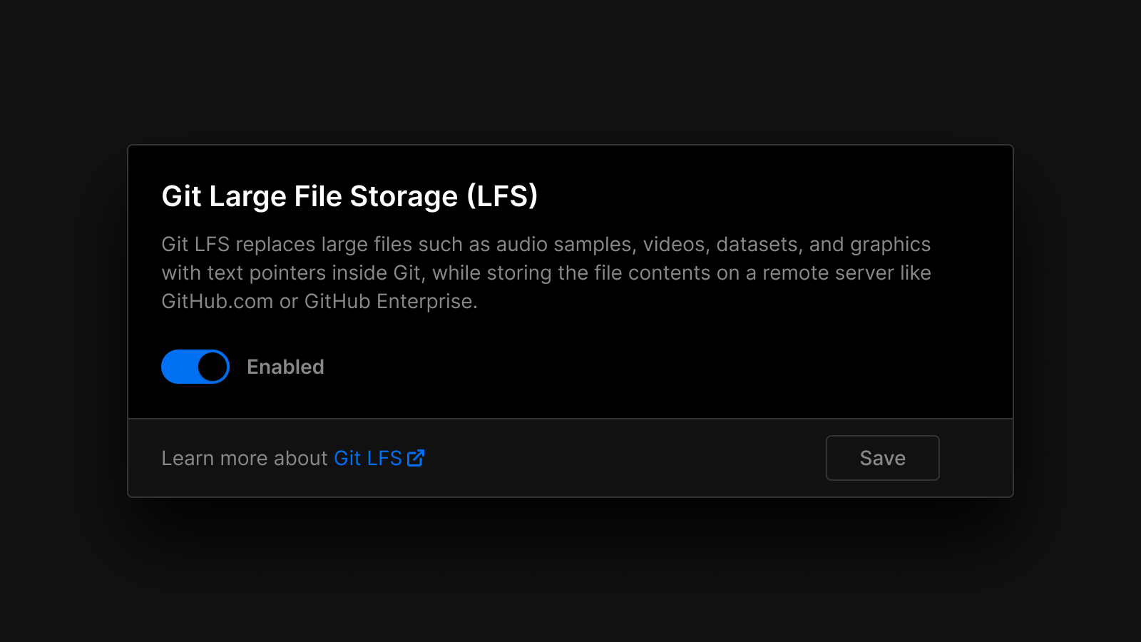 Git lfs support vercel