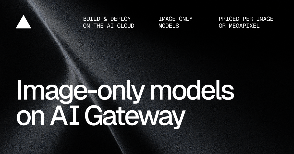 Image-only models available in Vercel AI Gateway