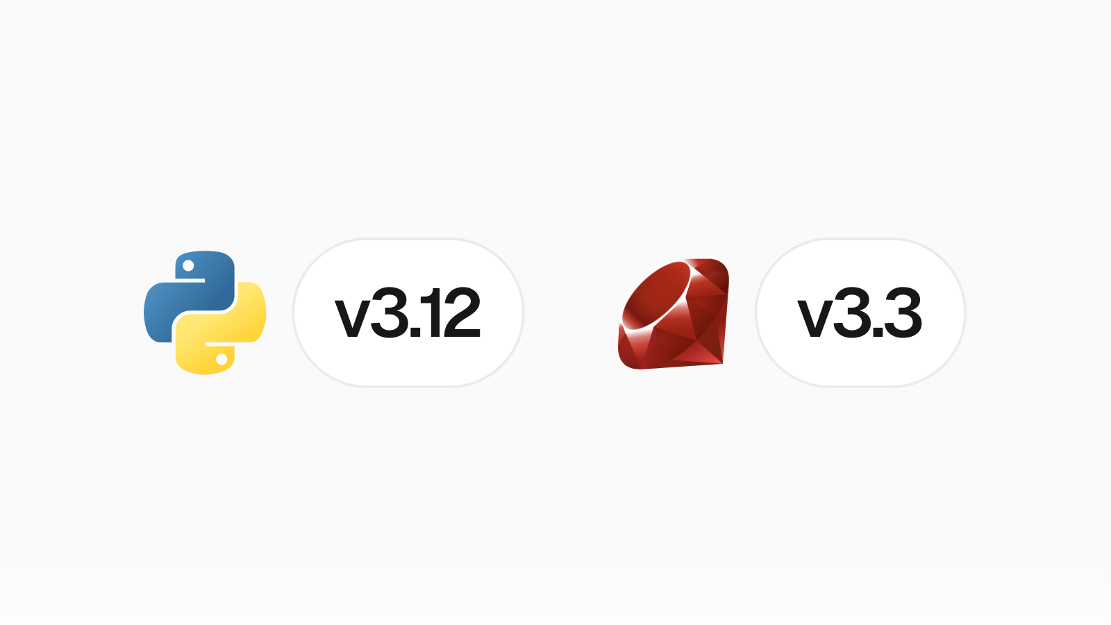 Python 3.12 and Ruby 3.3 are now available - Vercel