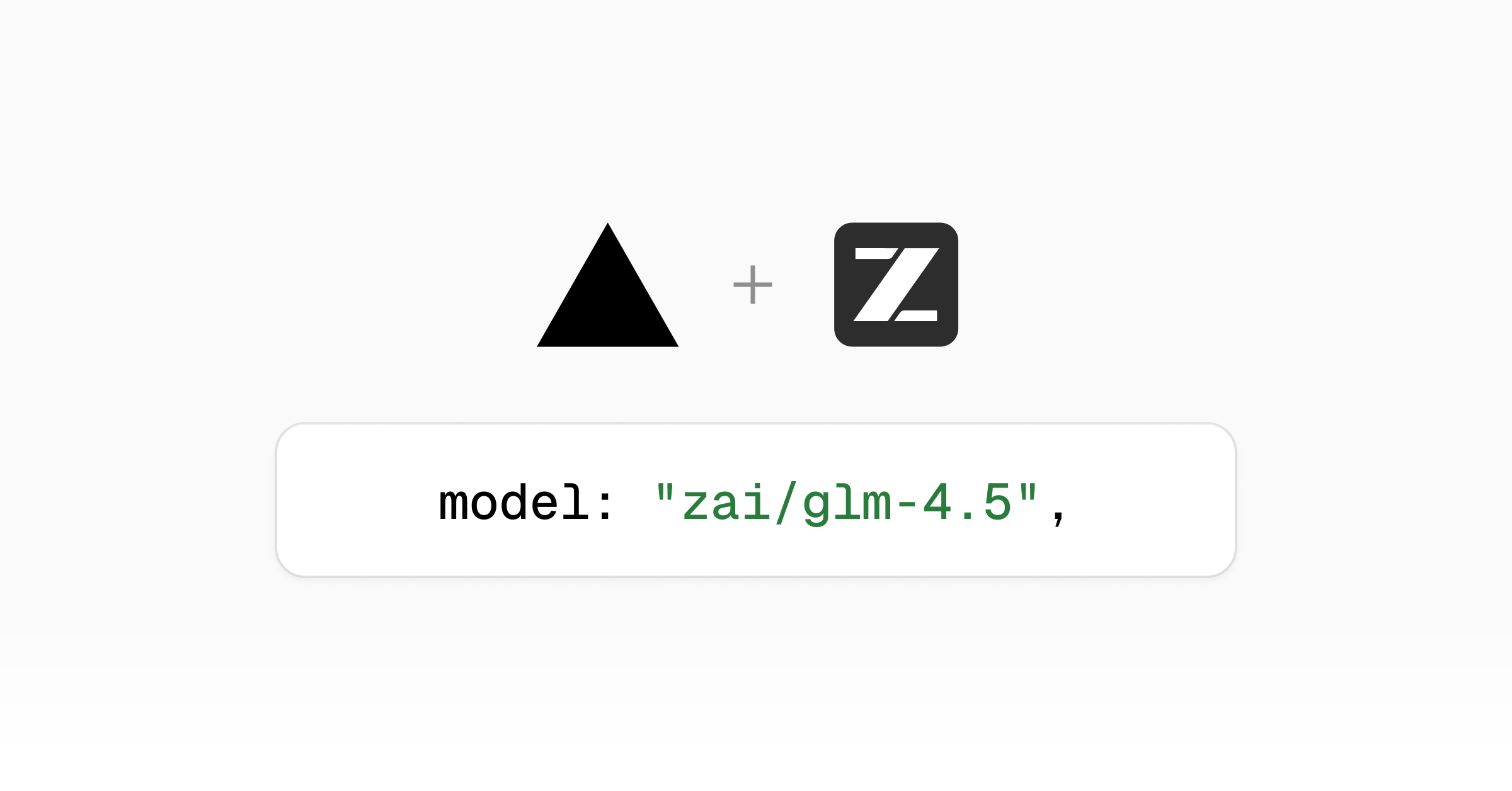 Z.ai's GLM-4.5 and GLM-4.5 Air are now supported in Vercel AI Gateway