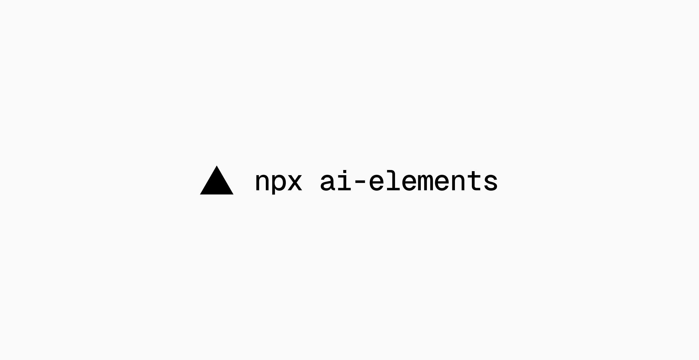 aiiページ AI Elements 1.9 is now available - Vercel