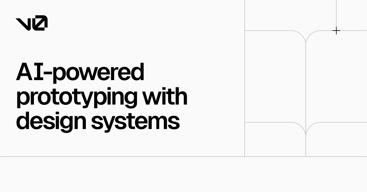 AI-powered prototyping with design systems