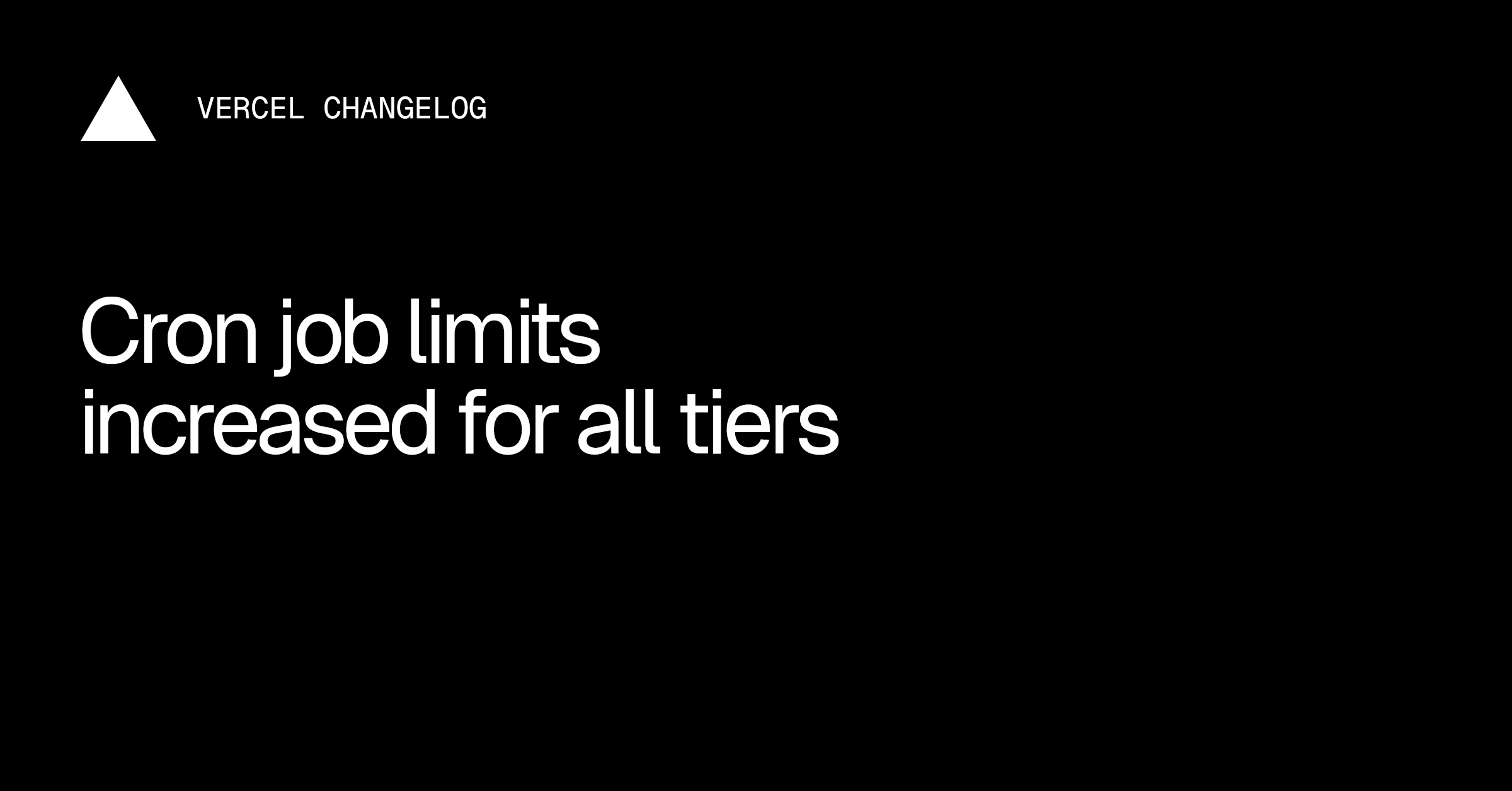 每个计划的项目现在支持100个Cron作业