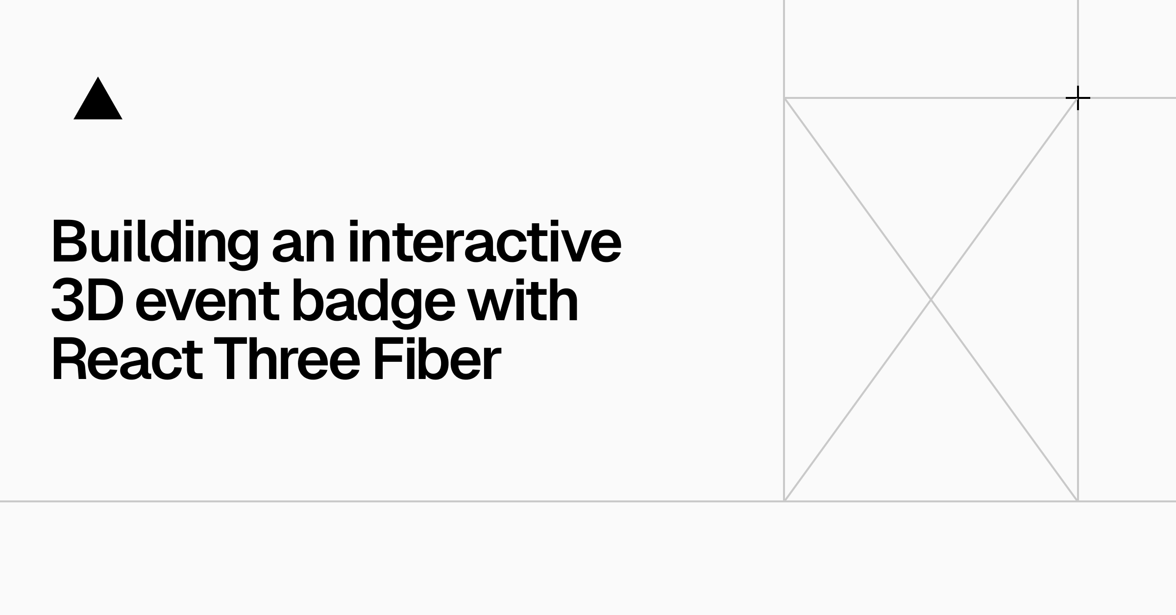Building an interactive 3D event badge with React Three Fiber – Vercel