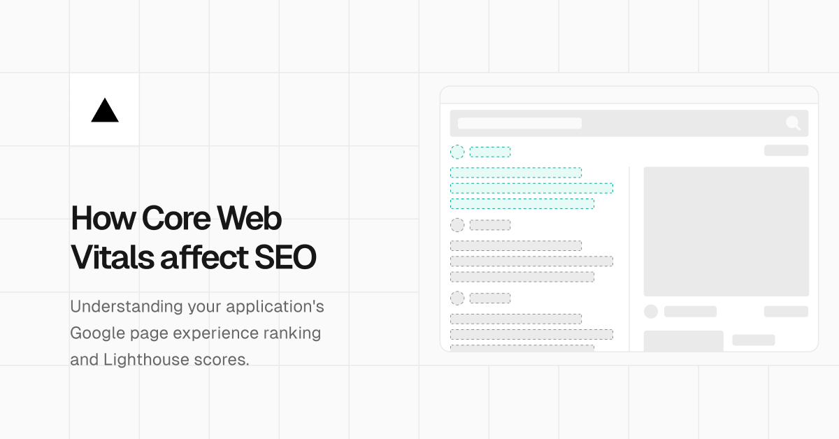 How Core Web Vitals affect application SEO: Understanding Google page experience ranking and Lighthouse scores – Vercel