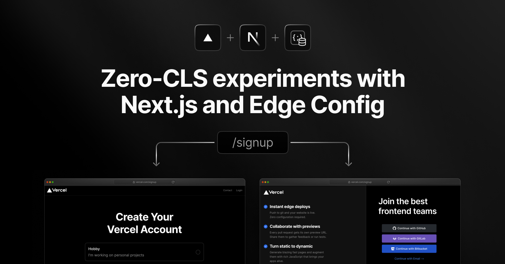 How to build zero-CLS A/B tests with Next.js ...